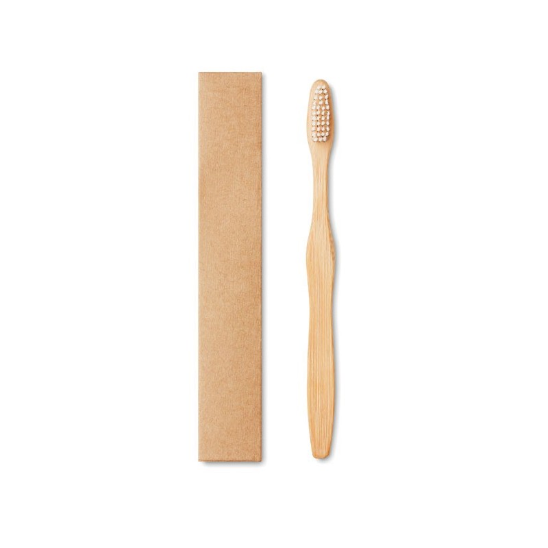 DENTOBRUSH - Periuță de dinți din bambus MO9877-06, White DENTOBRUSH - Periuță de dinți din bambus MO9877-06, White
