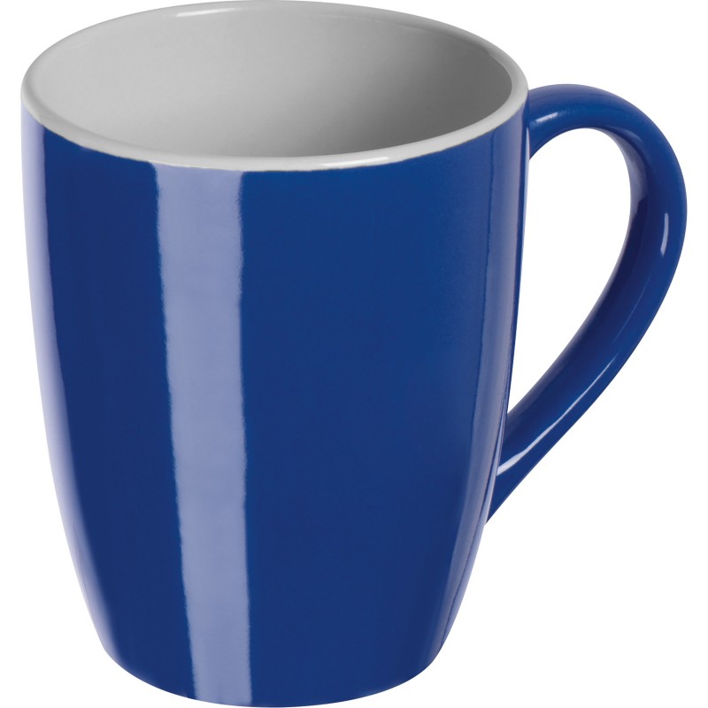 Cană ceramică colorată 300 ml - 8092104, Blue Cană ceramică colorată 300 ml - 8092104, Blue