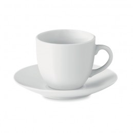 ESPRESSO - Cană expresso cu farfurioară   MO9634-06, White