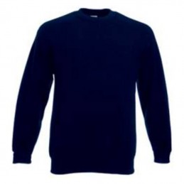 Bluza maneca lunga 80 % bumbac F41 SET-IN albastru navy