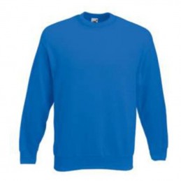Bluza maneca lunga 80 % bumbac F41 SET-IN albastru royal