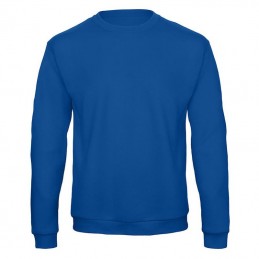 Bluza maneca lunga bumbac 50% Crewneck UNISEX sweatshirt royal