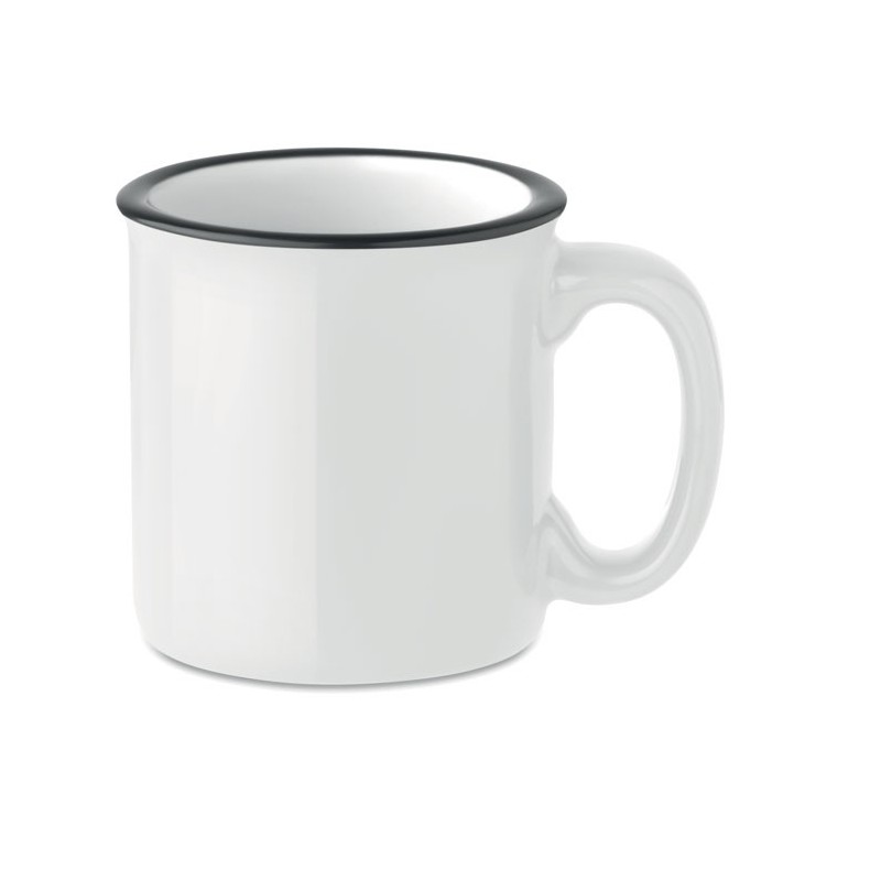 TWEENIES - Cană ceramică retro MO9243-06, White TWEENIES - Cană ceramică retro MO9243-06, White