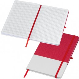 Carnetel A5 cu 160 pagini matematica coperta PU - 144505, RED