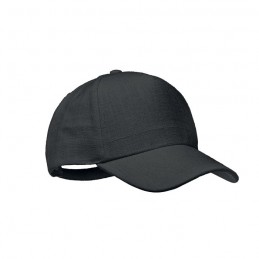 NAIMA CAP. Șapcă baseball din cânepă      MO6176-03, black
