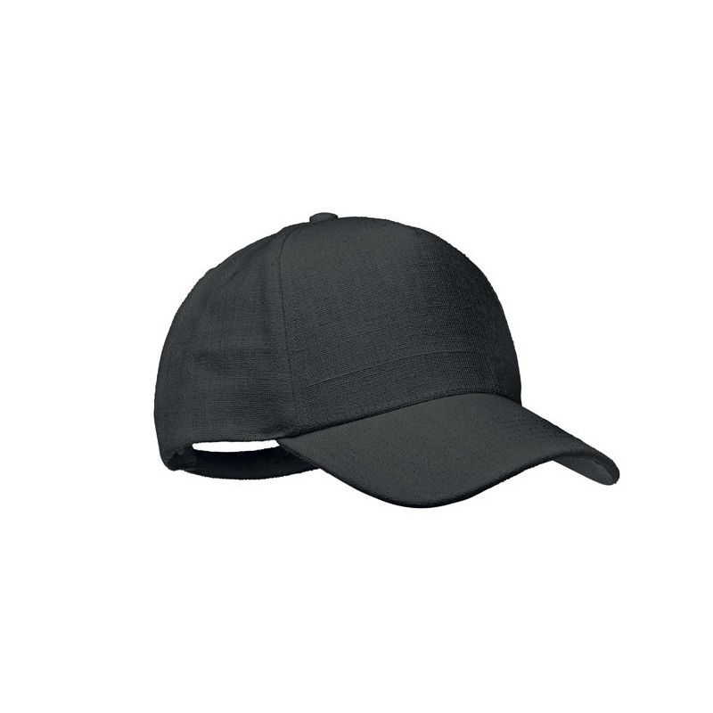 NAIMA CAP. Șapcă baseball din cânepă      MO6176-03, black