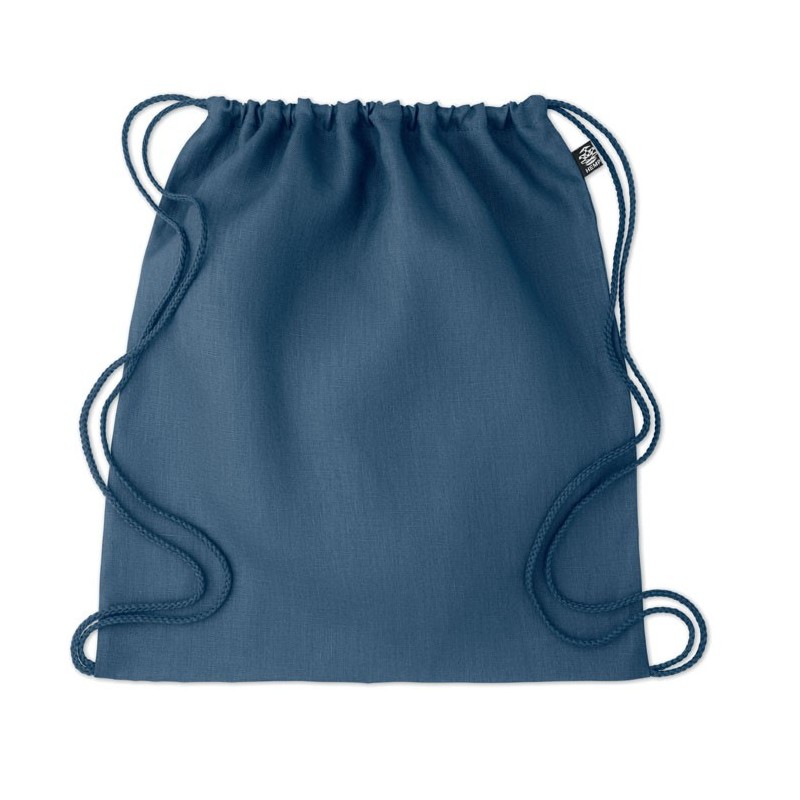 NAIMA BAG. Geantă din cânepă cu șnur      MO6163-04, blue