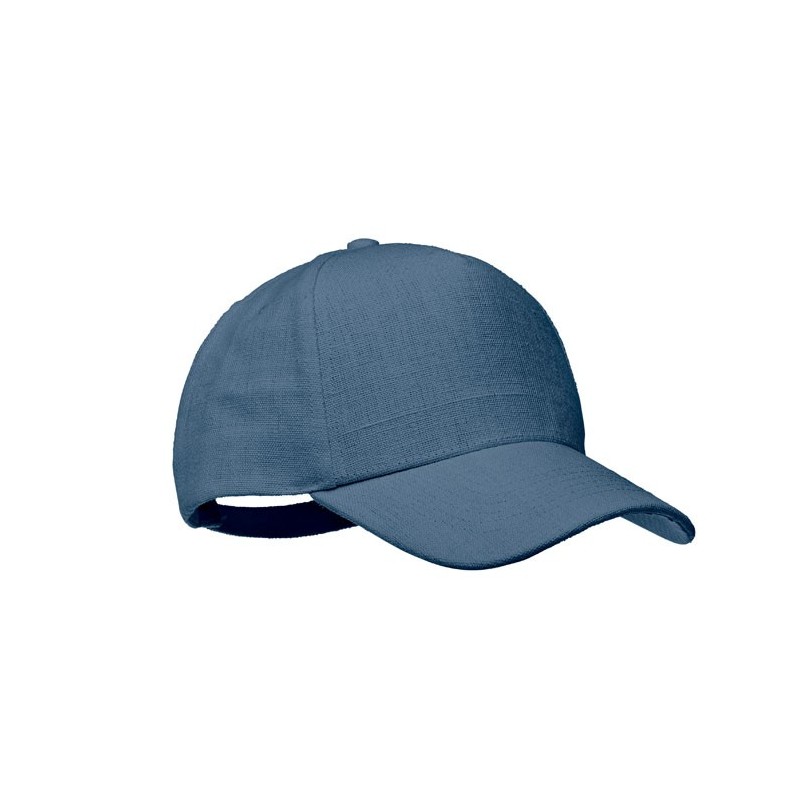 NAIMA CAP. Șapcă baseball din cânepă MO6176-04, blue NAIMA CAP. Șapcă baseball din cânepă MO6176-04, blue