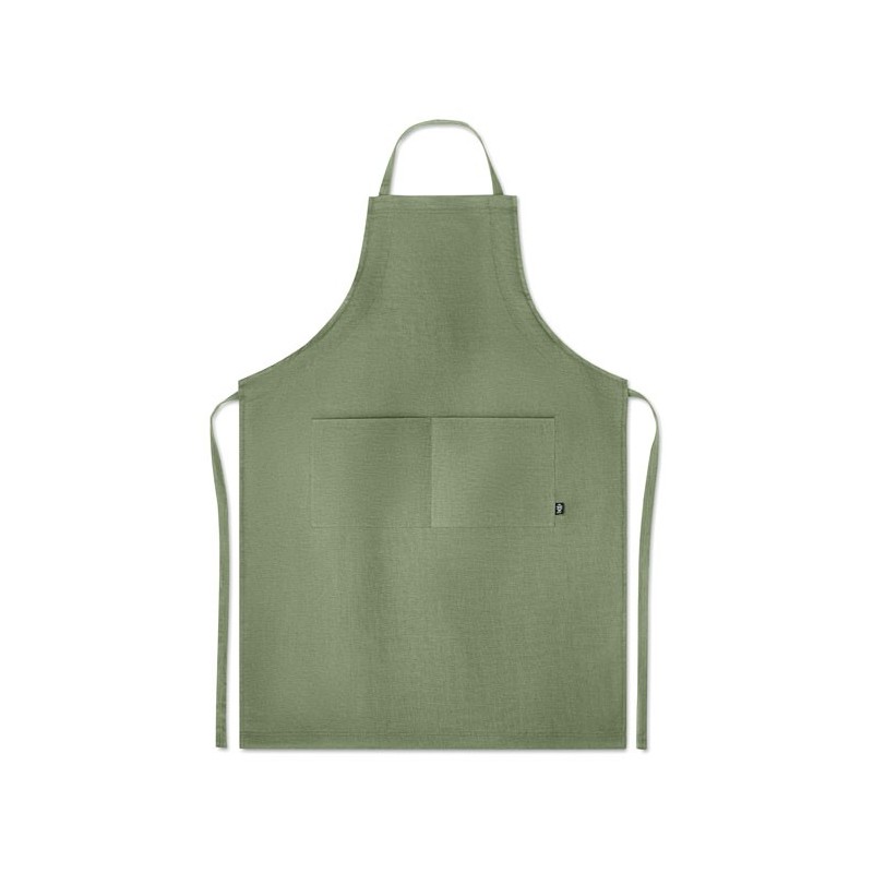 NAIMA APRON. Șorț ajustabil din cânepă      MO6164-09, green