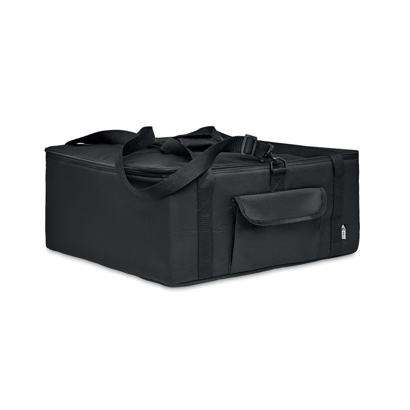 PIZZAWAY. Geantă pizza izolată 600D RPET MO6191-03, black PIZZAWAY. Geantă pizza izolată 600D RPET MO6191-03, black