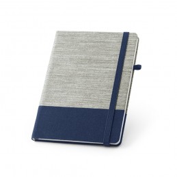 ROUSSEAU. A5 Notepad - Carnetel A5 cu coperti din material reciclat- liniat - 93268-104, Albastru