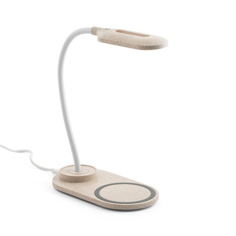 OZZEL. Lampa de masă cu încărcător wireless (Fast, 10W) material reciclat - 98517-160, Natural OZZEL. Lampa de masă cu încărcător wireless (Fast, 10W) material reciclat - 98517-160, Natural