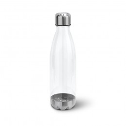ANCER. Sticlă sport 700 ml cu capac si fund metalic - 94687-110, Transparent
