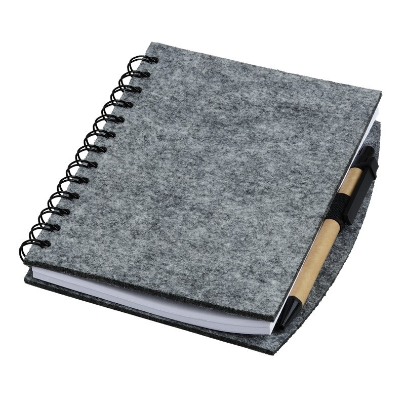 ECO SENSE. Carnetel A5 cu 80 file reciclate - R08612, gri ECO SENSE. Carnetel A5 cu 80 file reciclate - R08612, gri