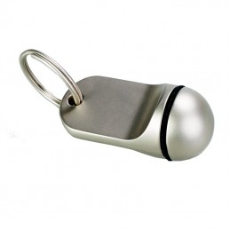 OLD metal key ring,  silver Breloc - R73312, Argintiu