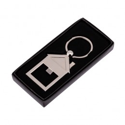 OPEN key ring,  Breloc in forma de casa cu desfacator - R73155.01, Argintiu