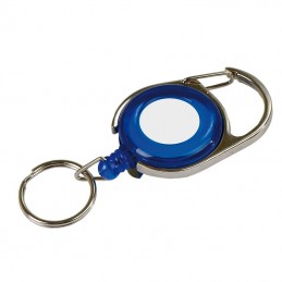 SKI RING skipass cu carabina - R08000, albastru