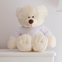 BUBU very big teddy bear, ecru Ursulet mare plus - R74043.16, white