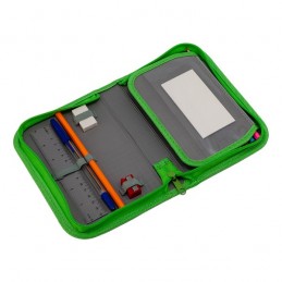 SCHOOLREADY case,  Penar cu instrumente scris si rigla - R73756.04, albastru