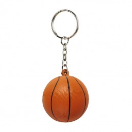 BASKET anti-stress toy key ring,  orange/black - R73919, Orange
