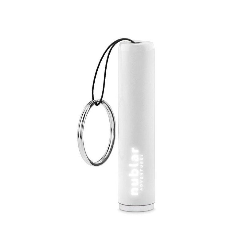 SANLIGHT - Lanternă plastic, logo luminos MO9469-06, White