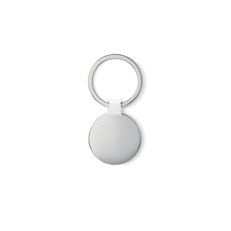 ROUNDY - Breloc în formă rotundă MO8462-06, White ROUNDY - Breloc în formă rotundă MO8462-06, White