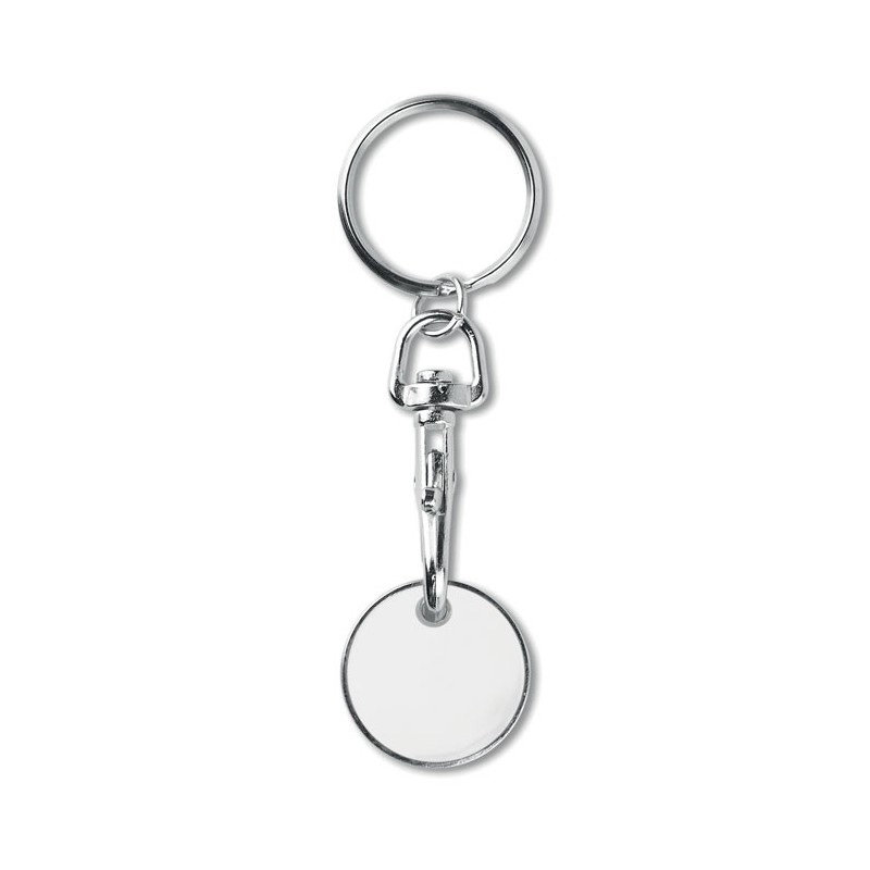 TOKENRING - Breloc cu jeton (€uro token) MO9748-06, White TOKENRING - Breloc cu jeton (€uro token) MO9748-06, White