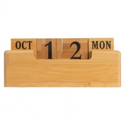 Calendar perpetuu din bambus - 2226313, Beige