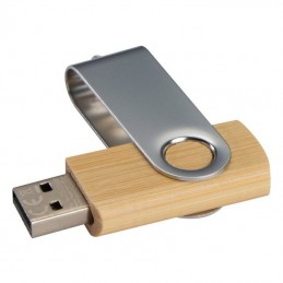 USB din bambus, 4GB - 2087701, Brown
