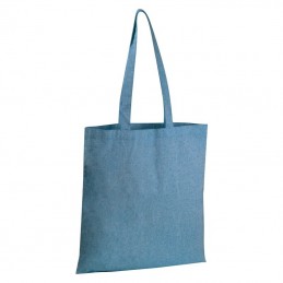 Sacoșă din bumbac reciclat, 140 gr - 6235804, Blue