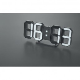 COUNTDOWN - Ceas de perete LED cu adaptor  MO9509-06, White