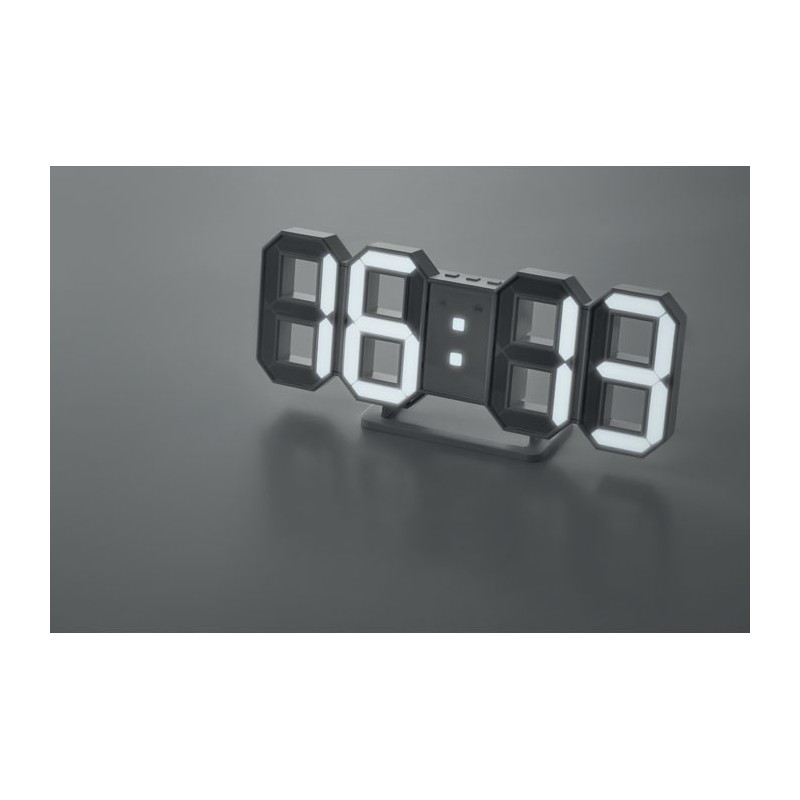 COUNTDOWN - Ceas de perete LED cu adaptor MO9509-06, White COUNTDOWN - Ceas de perete LED cu adaptor MO9509-06, White