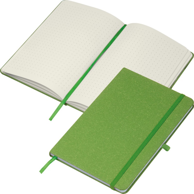 Carnetel A5 Notes din hârtie reciclată - 2179909, Green