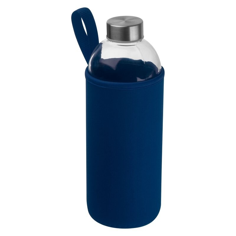 Sticlă de 1l cu husă neopren - 6242744, Dark Blue