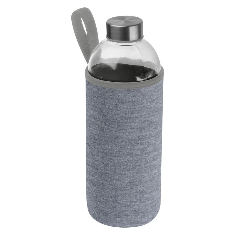 Sticlă de 1l cu husă neopren - 6242707, Grey