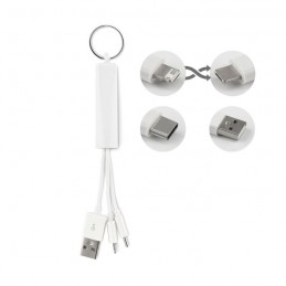 BRILLA - Cablu de încărcare luminos la gravura LED  MO9823-06, White