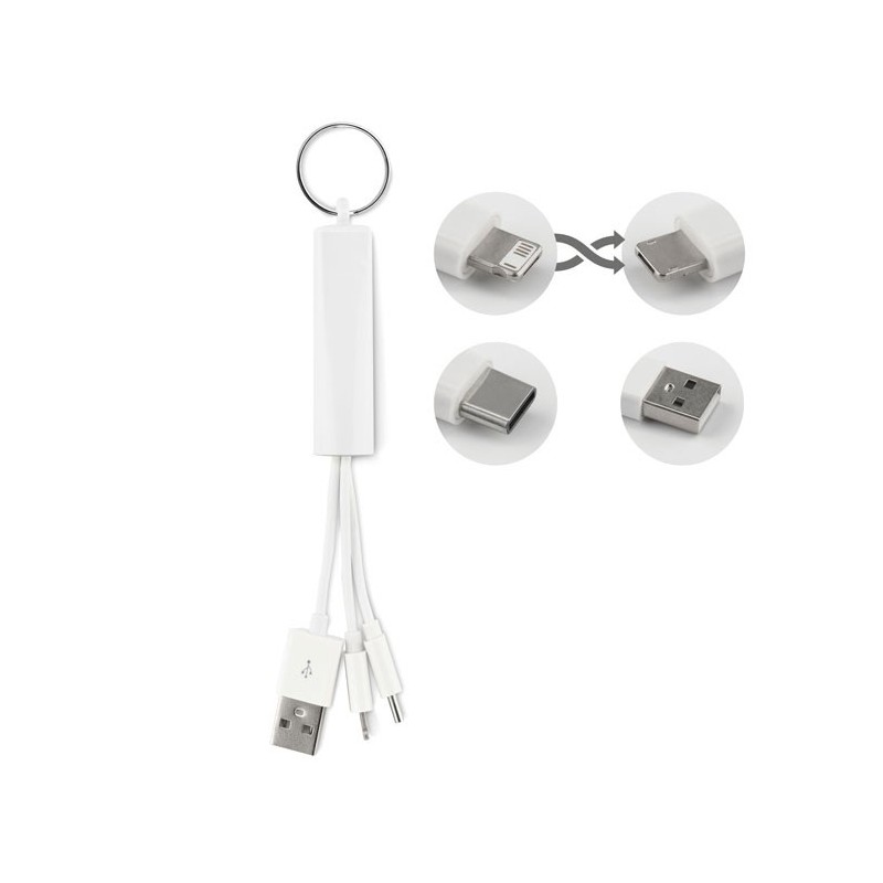 BRILLA - Cablu de încărcare luminos     MO9823-06, White