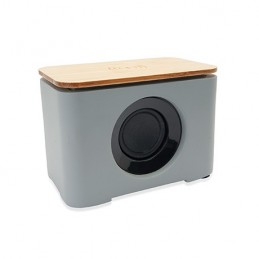 HELDENS. Boxă wireless cu Bluetooth 5.0 cu corp din ciment, BS3209 - BAMBOO