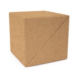 DIMAS. Set de birou din carton în formă de cub, HW8062 - BEIGE