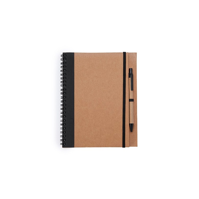 ALANI. Carnetel Caiet cu spirală si pix cu 60 file veline, NB8073 - BLACK ALANI. Carnetel Caiet cu spirală si pix cu 60 file veline, NB8073 - BLACK