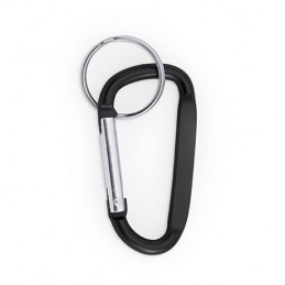 PALE. Carabină breloc din aluminiu., KO4073 - BLACK