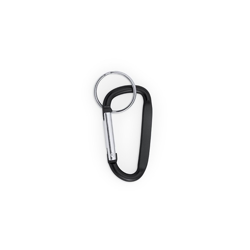 PALE. Carabină breloc din aluminiu., KO4073 - BLACK