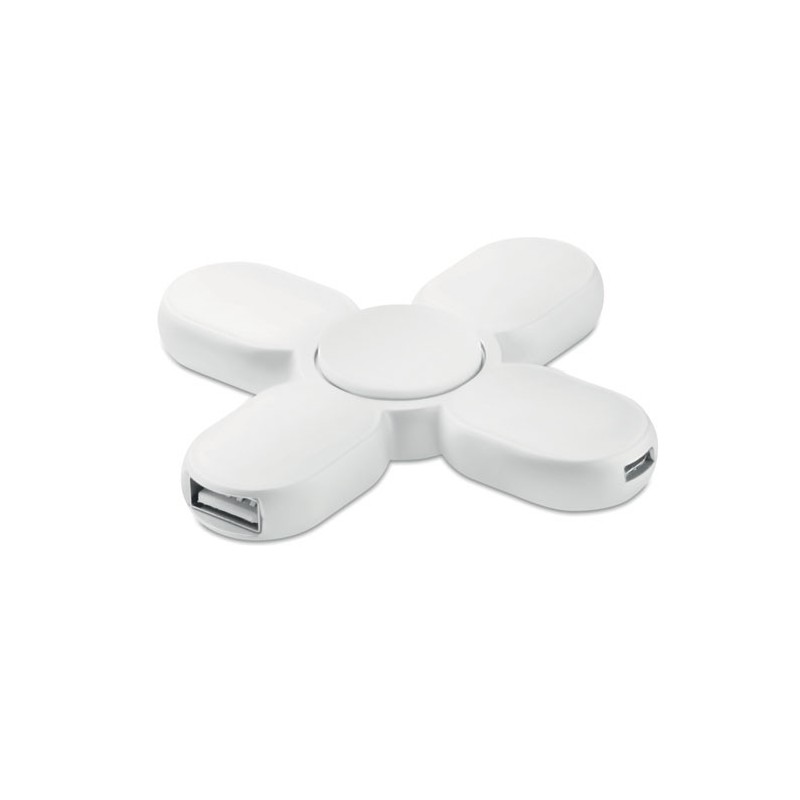 SPINNER HUB - Spinner extensie USB MO9318-06, White SPINNER HUB - Spinner extensie USB MO9318-06, White