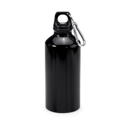 ATHLETIC. Bidon de aluminiu cu carabină 400 ml, MD4045 - BLACK