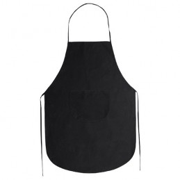 KELLER. Șorț din material non-woven cu buzunar central, DE9130 - BLACK