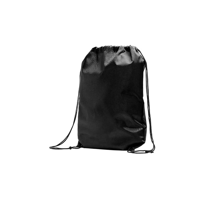 RPET LARUS. Rucsac cu siret din material reciclat RPET, BO7550 - BLACK