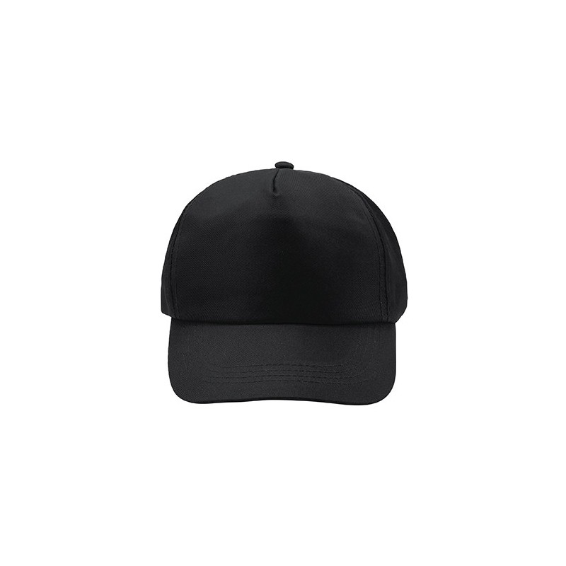 CALISTO. Șapcă din RPET cu 5 panouri, GO7050 - BLACK