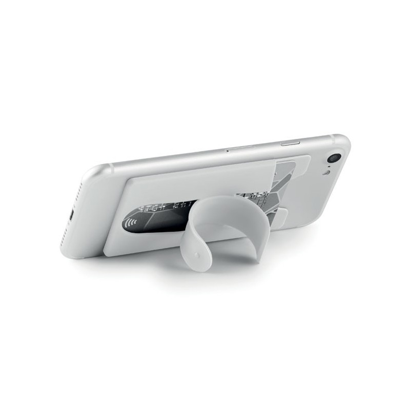 ARC - Suport card silicon cu agrafă MO9685-06, White ARC - Suport card silicon cu agrafă MO9685-06, White