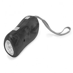 BRILL. Lanterna 3 LED cu dinam, TO0107 - BLACK