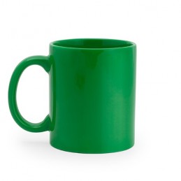 PAPAYA. Cană de ceramică de 370 ml, în cutie albă, MD4006 - FERN GREEN